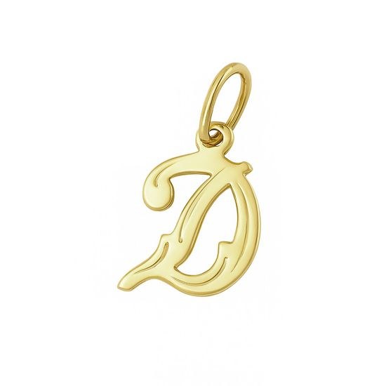 Zlatý 585/1000 přívěsek písmeno D 2062