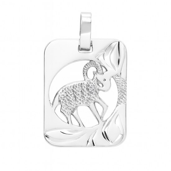 Stříbrný přívěs zvěrokruh Beran prořezávaná destička
