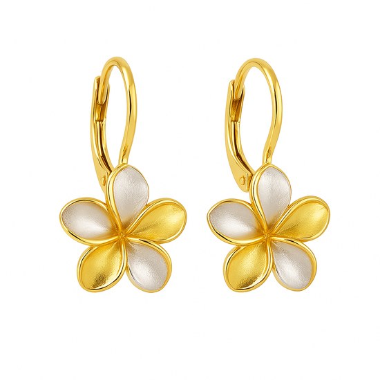 Zlaté 585/1000 náušnice klapkové