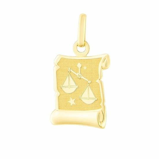 Zlatý přívěsek FE-22661 znamení zvěrokruhu VÁHY