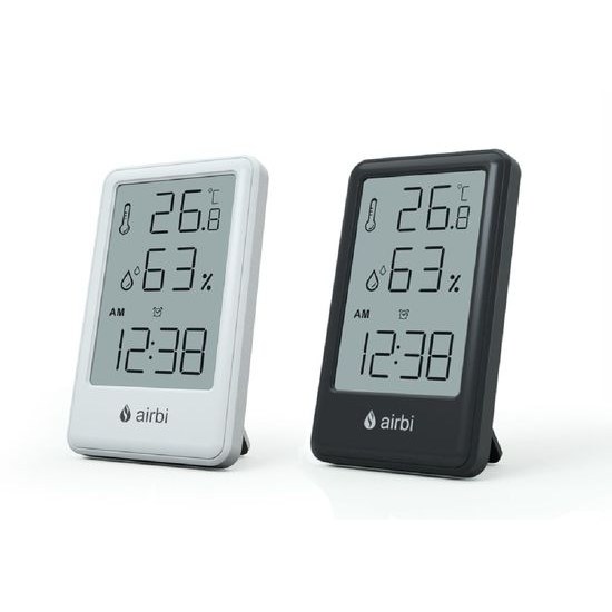 Pokojový teploměr a vlhkoměr Airbi FRAME - bílý