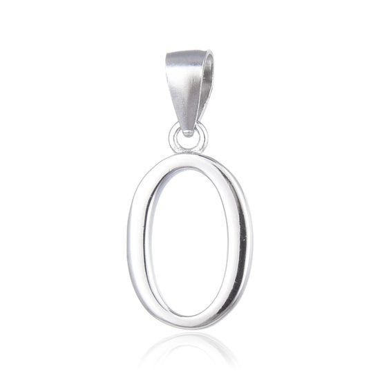 MOISS stříbrný přívěsek PÍSMENO O