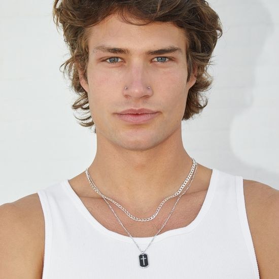 Victoria Cruz A4601-HG - stříbrný náhrdelník