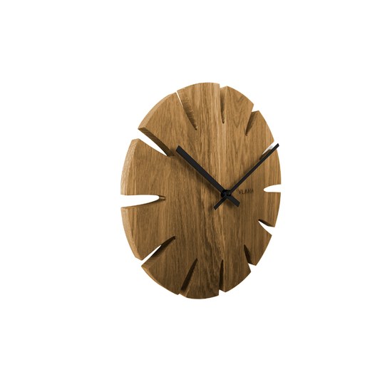 Dubové hodiny VLAHA VCT1015 vyrobené v Čechách