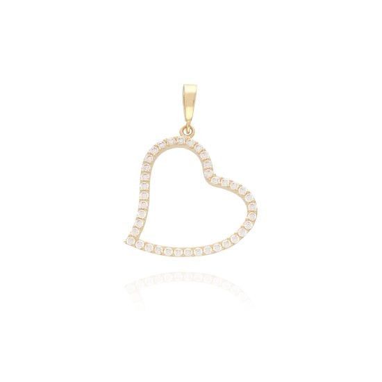 MOISS přívěsek ze žlutého zlata SRDCE