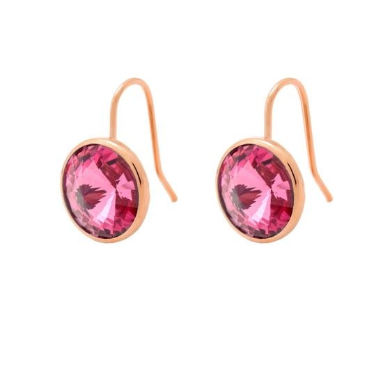 Stříbrné zlacené náušnice Victoria Cruz A2521-04ST