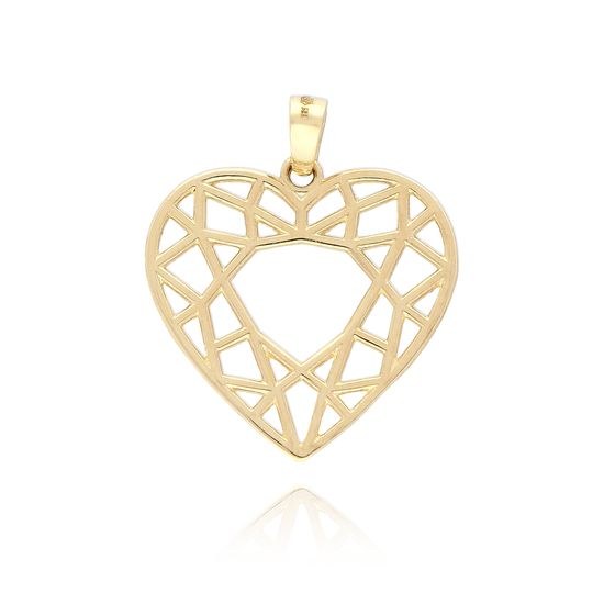 MOISS přívěsek ze žlutého zlata SRDCE