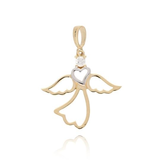 MOISS přívěsek ze žlutého zlata ANDĚL