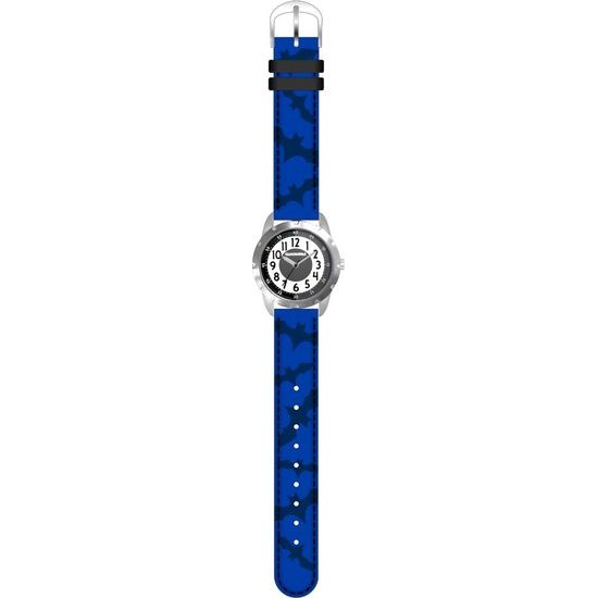 CLOCKODILE Svítící modré chlapecké dětské hodinky SUPERHERO CWB0052
