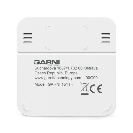 Digitální teploměr s vlhkoměrem pro vnitřní použití GARNI 151TH