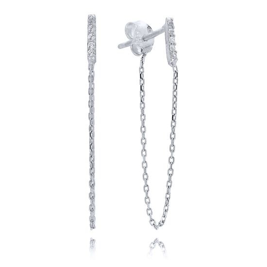 MOISS náušnice z bílého zlata