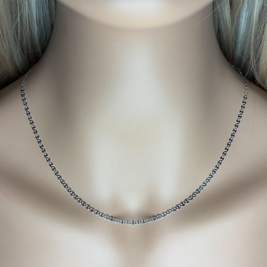 Stříbrný 925/1000 řetízek "H" S1045