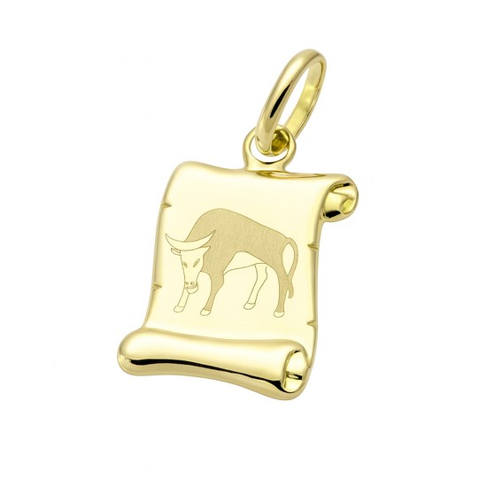 Zlatý přívěsek zvěrokruh Býk