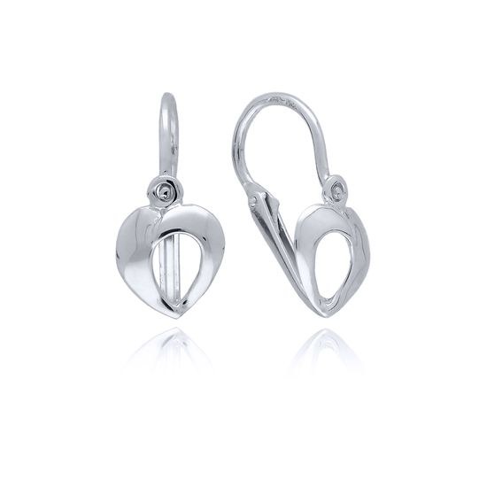 MOISS dětské náušnice z bílého zlata