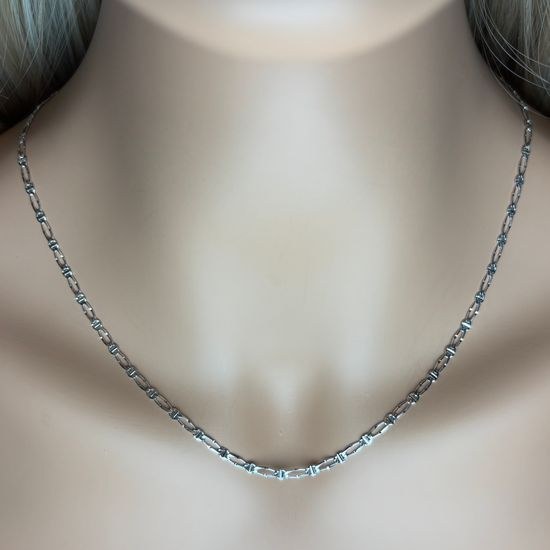 Stříbrný 925/1000 řetízek figaro S1005