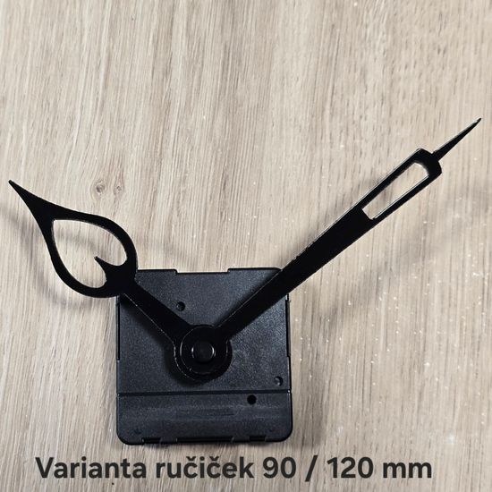 Hodinový strojek s tichým chodem včetně ručiček HRP200