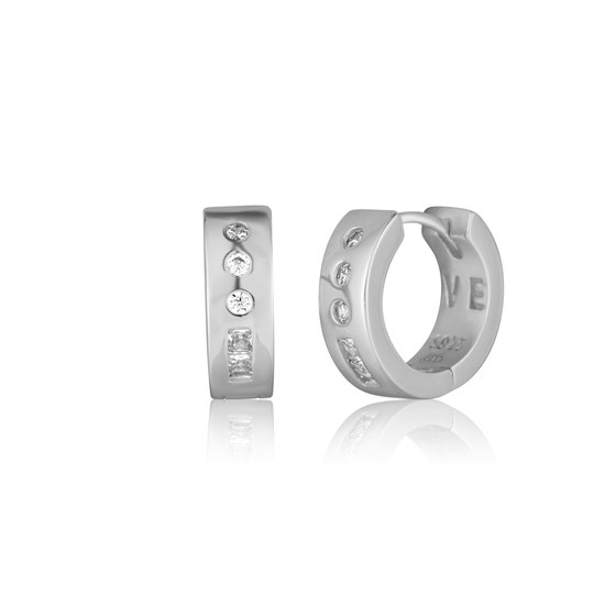 Náušnice JVD SVLE3109XH2BI00 stříbrné