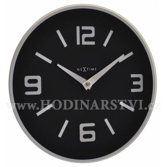 Hodiny NEXTIME 8148zw 43x43cm Shuwan