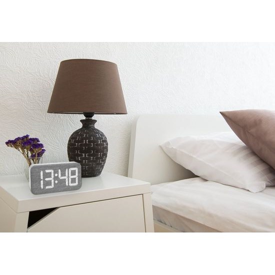 TFA 60.2042.02 - Digitální budík s látkovým panelem a LED číslicemi