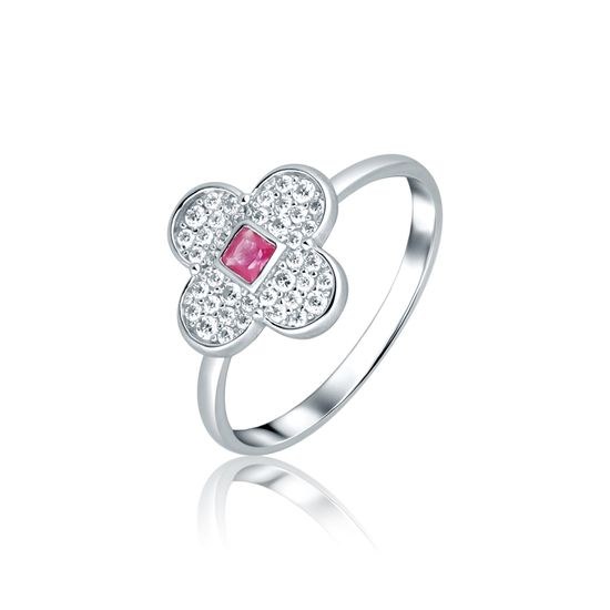 Prsten JVD SVLR0924SK6BR stříbrný