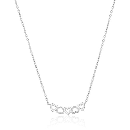 Stříbrný náhrdelník JVD 925/1000 SVLN0468X75BI45