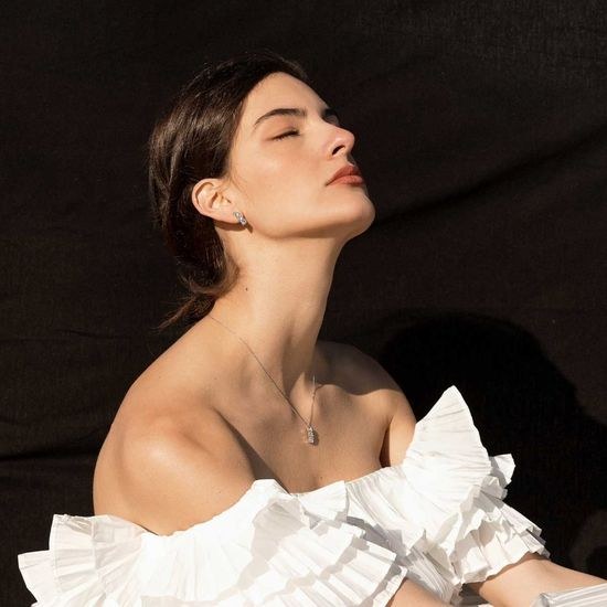 Stříbrné náušnice Victoria Cruz A3401-07HT