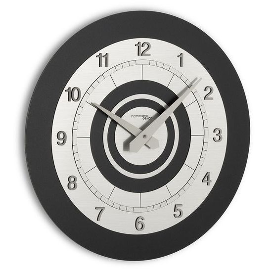 Designové nástěnné hodiny I410N black IncantesimoDesign 40 cm
