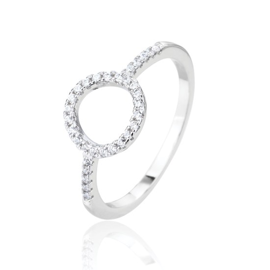 Prsten JVD SVLR1307XJ6BI stříbrný