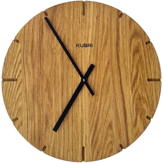 Dubové hodiny české výroby KUBRi 0021