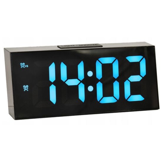 JVD SB3628.4 - Stále svítící budík s mnoha praktickými funkcemi