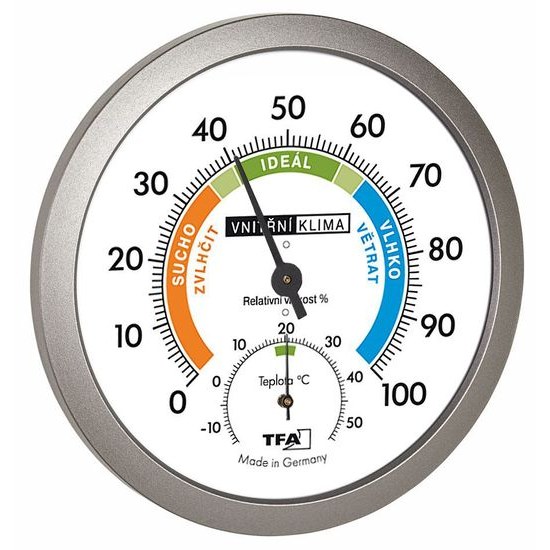 Kombinace (Teploměr + Vlhkoměr) 120 mm - TFA 45.2042.50CZ