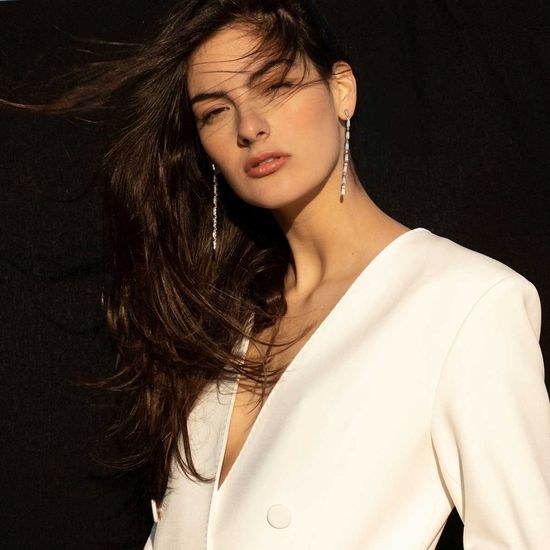 Stříbrné náušnice Victoria Cruz A3676-07HT