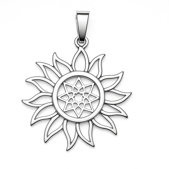 Stříbrný přívěsek Slunce