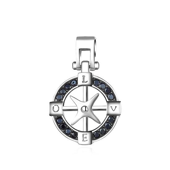 MOISS stříbrný přívěsek KOMPAS