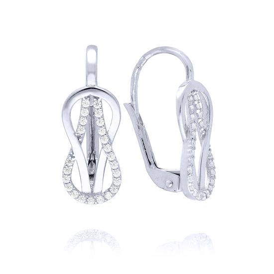 MOISS náušnice z bílého zlata