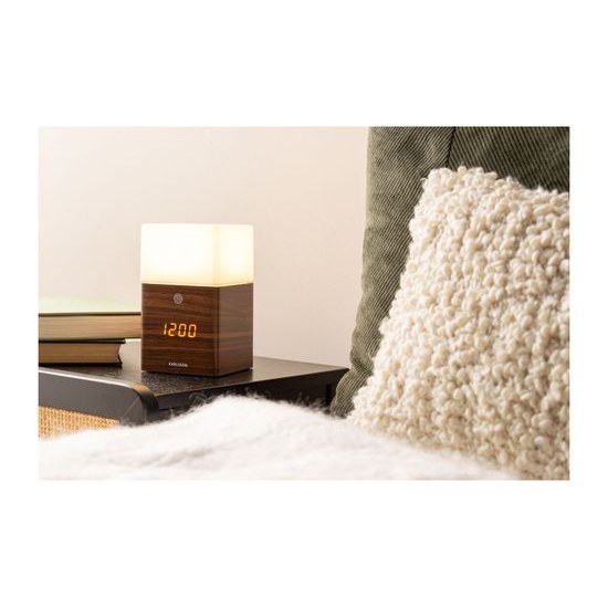 Designový digitální budík/hodiny s LED osvětlením 5798DW Karlsson 16cm