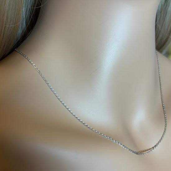 Stříbrný 925/1000 řetízek anker S1016