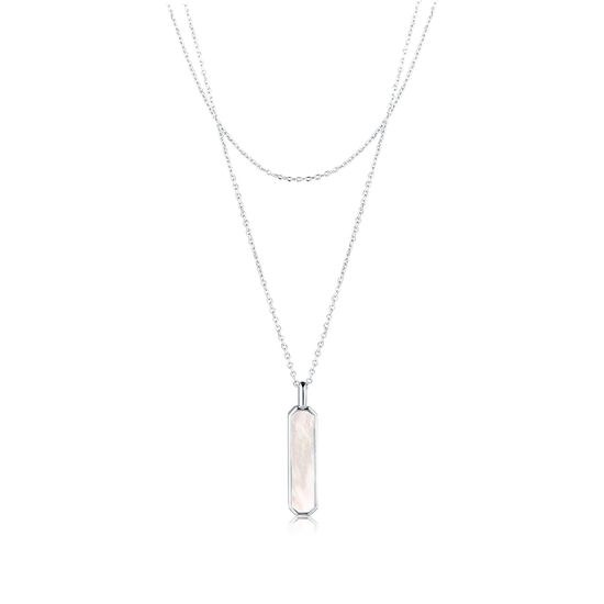 Náhrdelník JVD SVLN0632X61P145 stříbrný