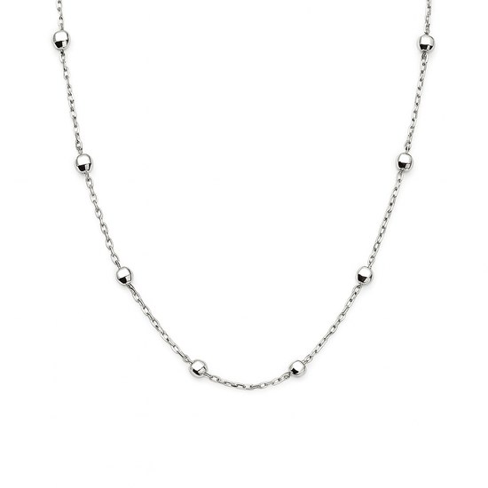 Zlatý náhrdelník z bílého zlata