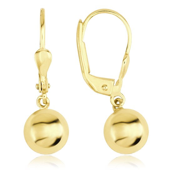 MINET Moderní zlaté náušnice Au 585/1000 2,45g