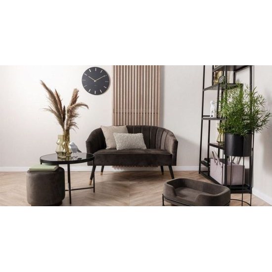 Designové nástěnné hodiny KA5821BK black Karlsson 30cm