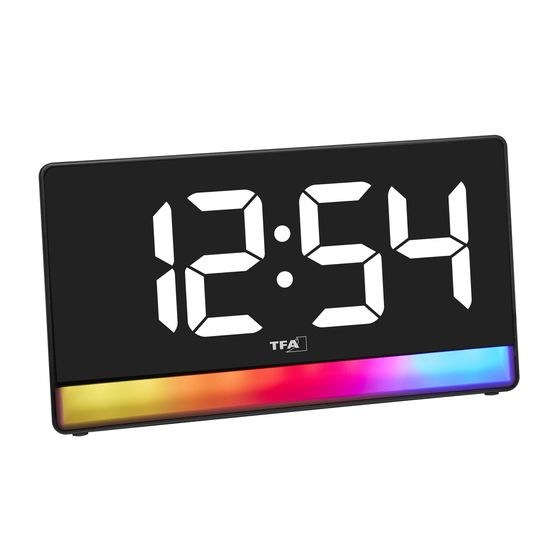 TFA 60.2051.01 - digitální budík s barevným osvětlením