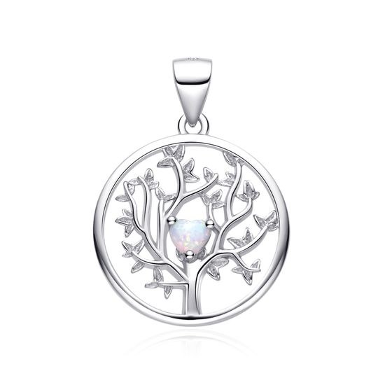 MOISS stříbrný přívěsek OPÁL STROM