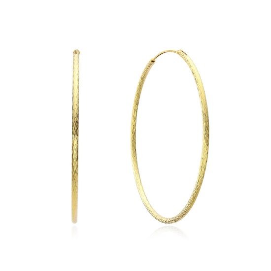 MOISS stříbrné náušnice GOLD