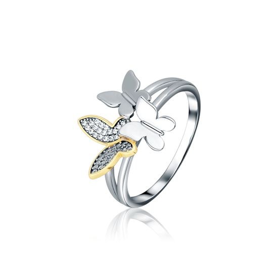 Prsten JVD 925/1000 stříbrný SVLR1166X61BI