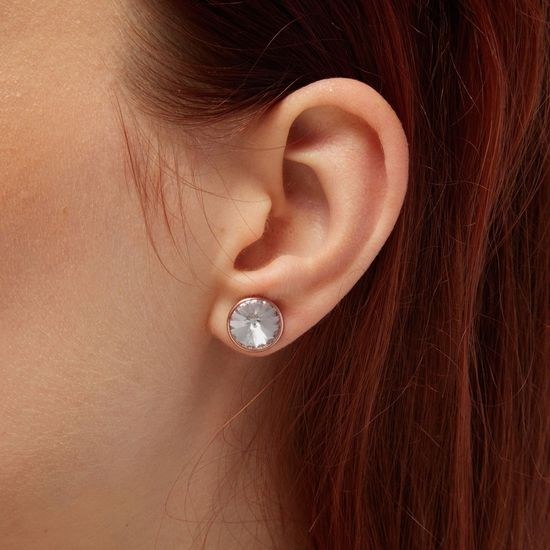 Stříbrné zlacené náušnice Victoria Cruz A2521-07ST