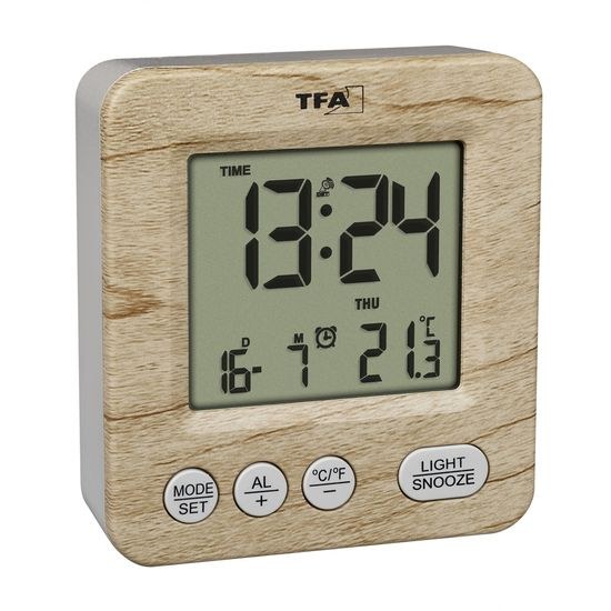 TFA 60.2567.08 - rádiem řízený digitální budík