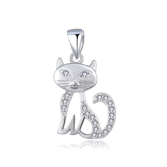 MOISS stříbrný přívěsek KOČKA