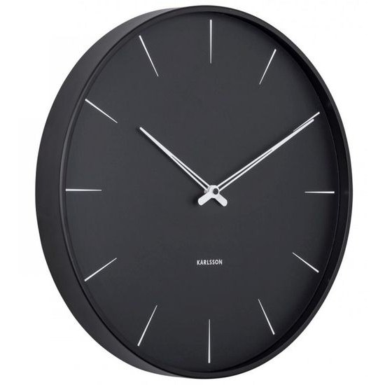 Designové nástěnné hodiny Karlsson KA5834BK 40cm