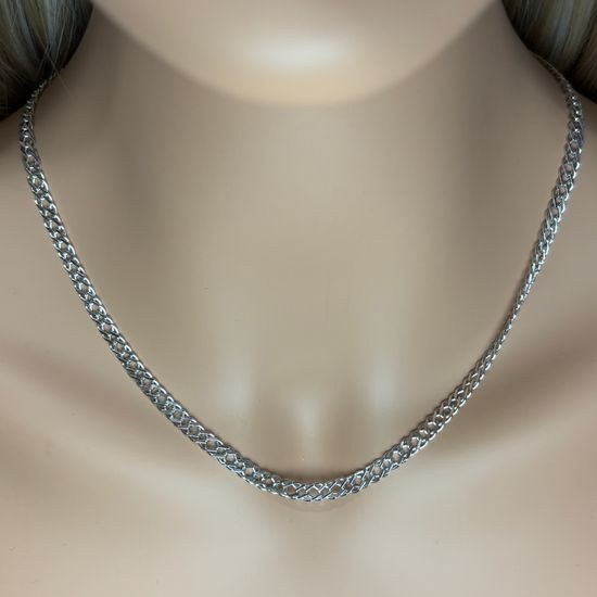 Stříbrný řetízek "Rombo" TU-1002